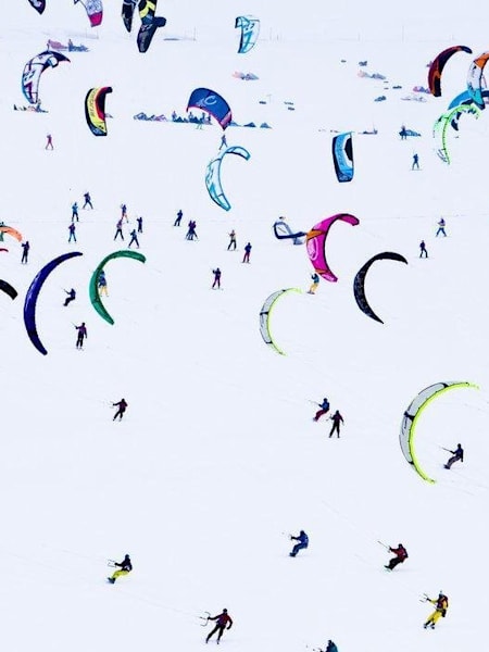 Ragnarok drijft snowkiters tot het uiterste
