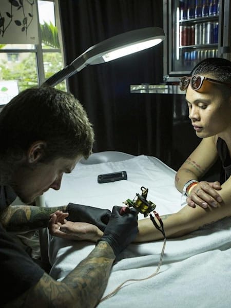 KR Tattoo Studio in the Red Bull Guest House