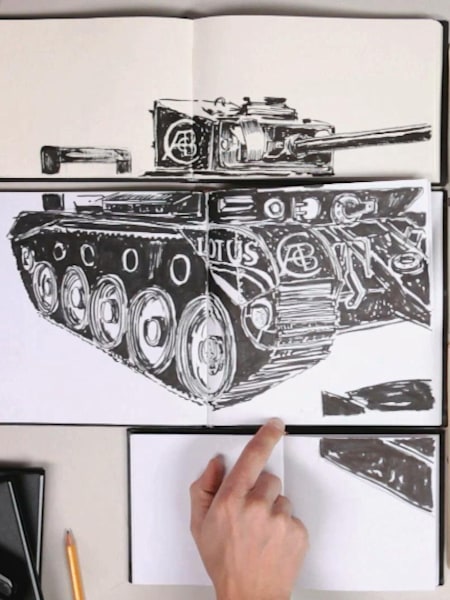 Our sketch show sums up the weekend’s action faster than the fastest lap at the Bahrain Grand Prix.