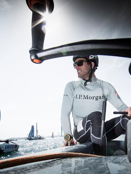 Sir Ben Ainslie of JP Morgan BAR at the Extreme Sailing Series in Qingdao