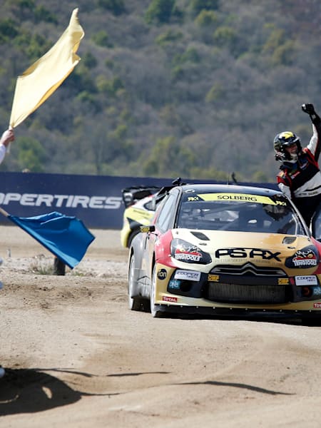 Rallycross-WM: Petter Solberg gewinnt erste Runde