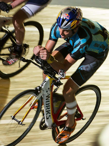 Jesse Thomas time trials during Project Endurance.