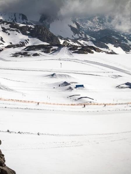 Le snowpark de Dachstein en été