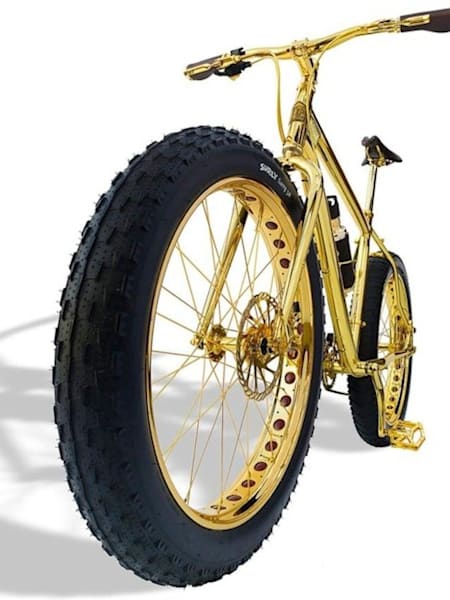 FatBike de Ouro 24 quilates!