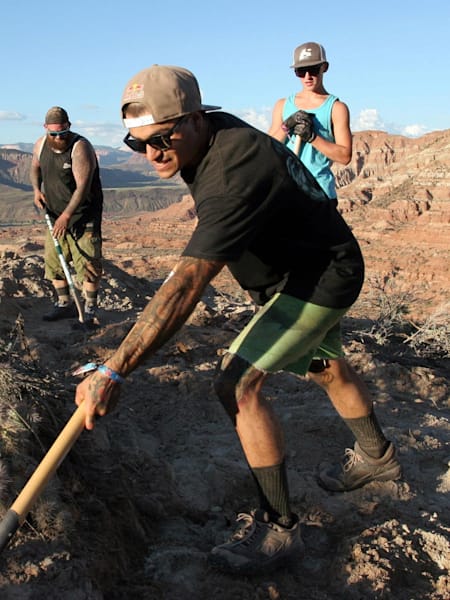 Andreu Lacondeguy digging Rampage 2014