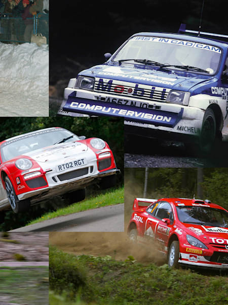 5 improbabili auto da rally collage