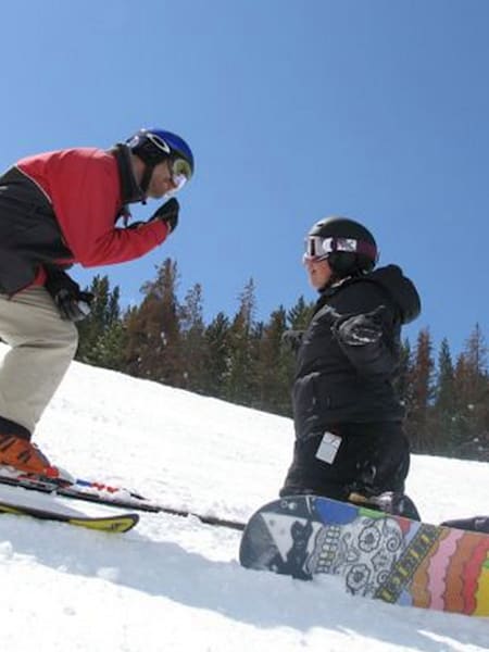 Лыжники против сноубордистов