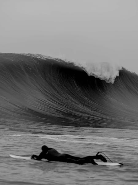 An empty wave at Mavericks break in Half Moon Bay, California