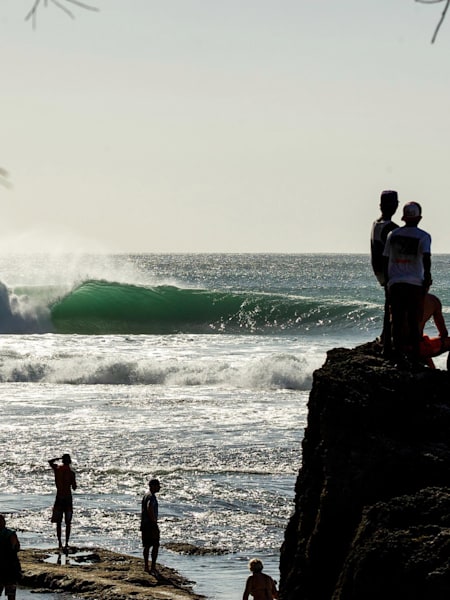 Empty waves on the break at Padang in Bali, Indonesia, photographed by Scotty Hammonds