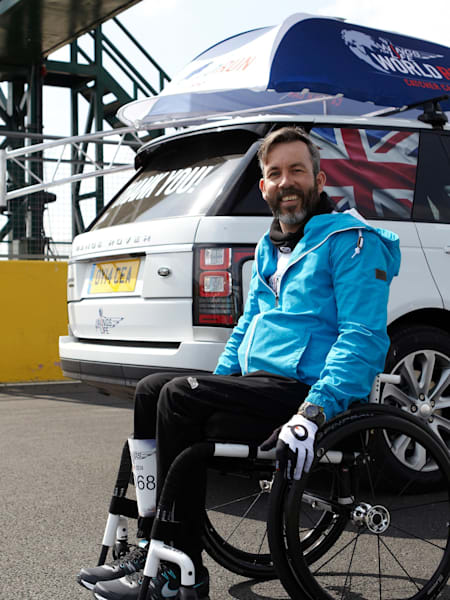 Martyn Ashton at the 2014 Wings for Life World Run