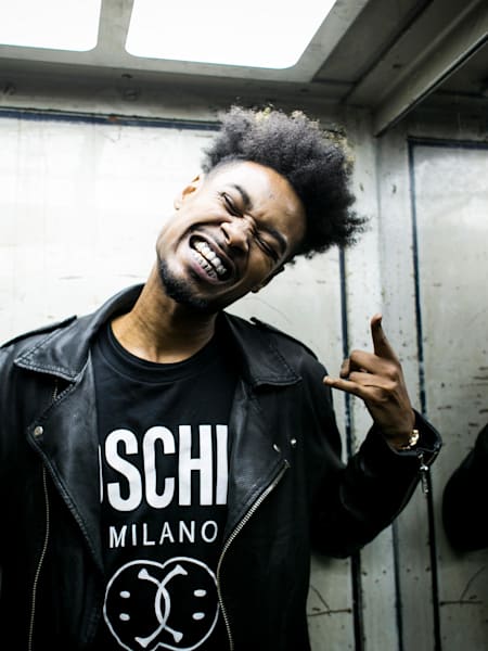 RBMA Tour Glasgow Danny Brown backstage