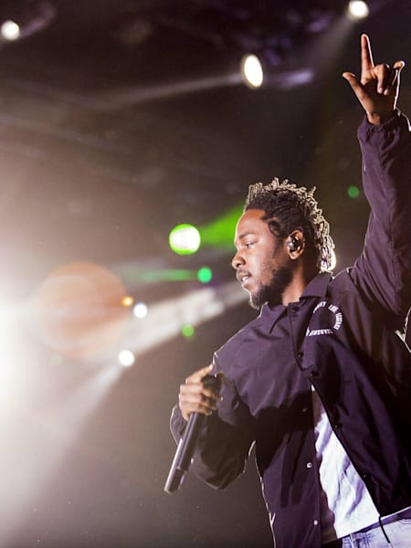 Kendrick Lamar at Bonnaroo 2015