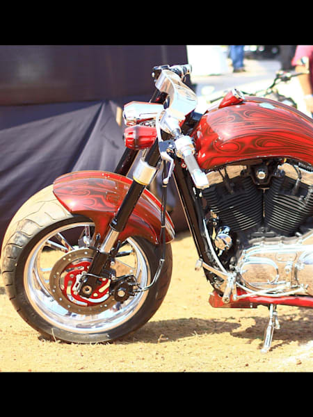L’Ape personalizzata da Harley Davidson Motodrom Zweirad , pronta per