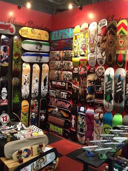 La foto di uno skateshop