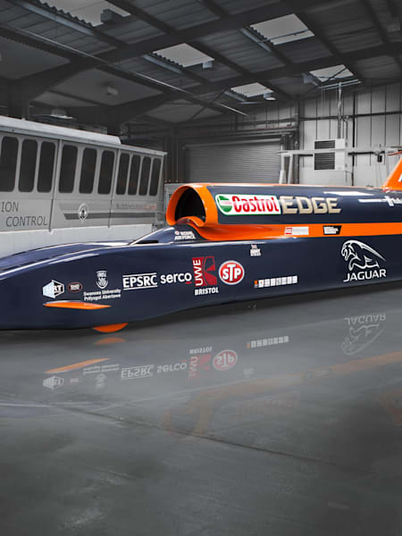 Nejrychlejší auto na světě nadzvukový Bloodhound SSC