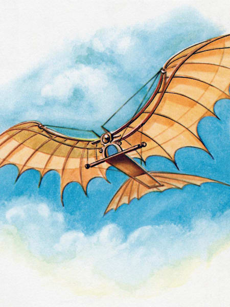 Rekonstrukcja maszyny latającej Leonarda da Vinci