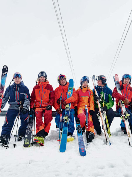 The Peak Performance Ski Team & Friends