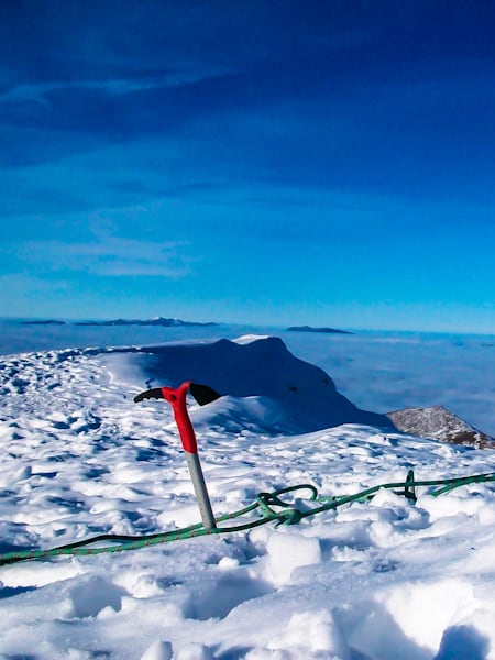 The summit of Carrauntoohil
