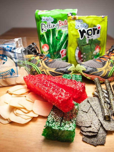 充满海味的零食 Various seaweeds