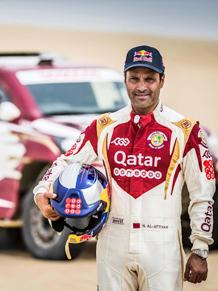Nasser Al-Attiyah at the Abu Dhabi Desert Challenge