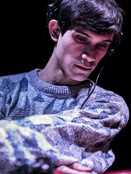 Objekt performs at the Red Bull Music Academy stage at Magnetic Fields Festival in Alsisar Palace, Rajasthan, India on December 20th, 2015