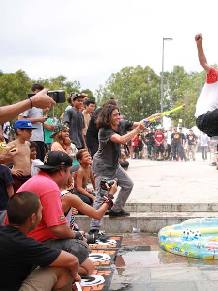 Concentração para não escorregar na volta