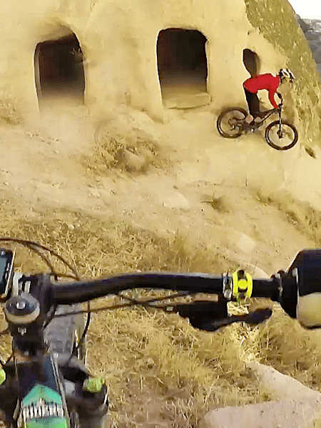 Aaron Chase POV image looking over flintstone city