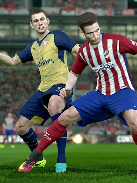 A screenshot of PES 2017