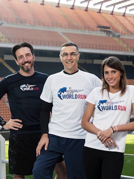 Beppe Bergomi, Regina Baresi e Roberto Nava