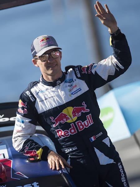 Sebastien Ogier before a race