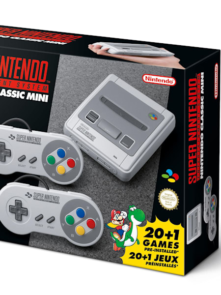 Packshot of Nintendo’s upcoming SNES Mini