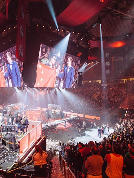 Picture of the Key Arena in Seattle, venue for the The International 7, the richest tournament in eSports history.