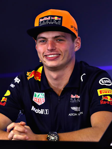 Max Verstappen being interviewed