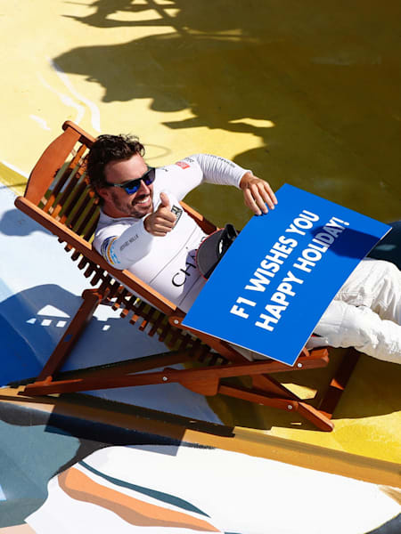 Uma salva de palmas para o rei da F-1