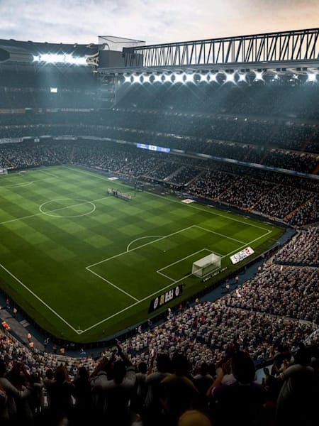FIFA 18 artwork showing a stadium