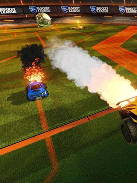 A screenshot of Rocket League