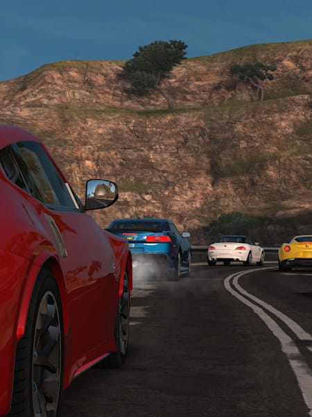 A screenshot showing cars in Gear.Club Unlimited on Nintendo Switch.