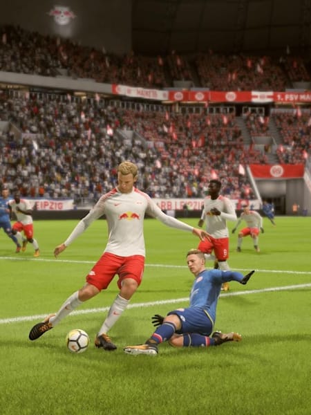 Imagen del jugador del RB Leipzig Lukas Klostermann en FIFA 18.