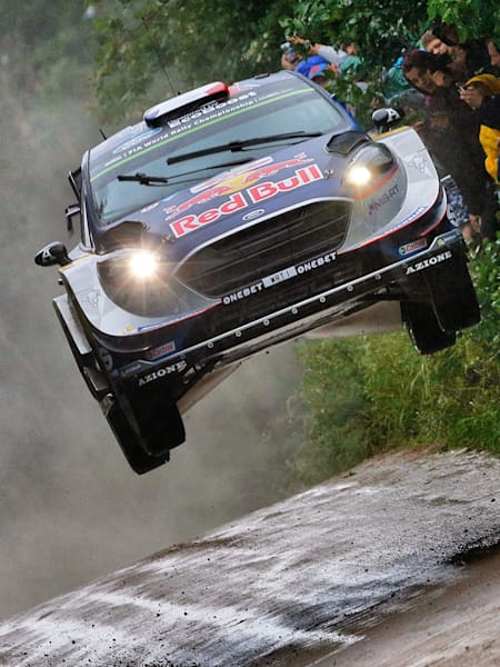 Sébastien Ogier in action during the FIA World Rally Championship 2017 in Mikolajki, Poland on June 30, 2017
