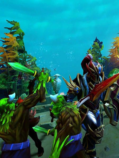 A screenshot of action from Dota 2