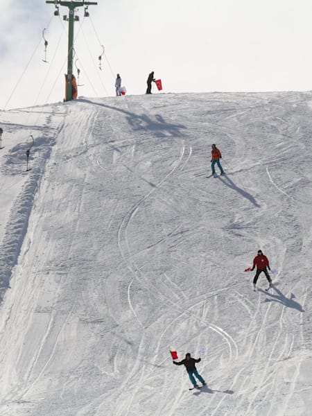 Evet, Salda'da kayak da yapılabiliyor