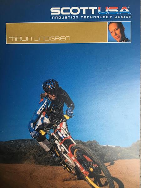 Malin raced professionally for Scott for many years.