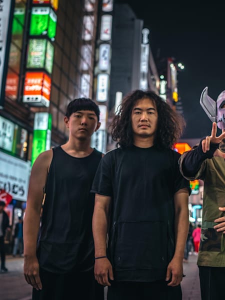 Flesh Juicer 血肉果汁機東京行成員，柏瑞、大君、仲宇、阿霖。