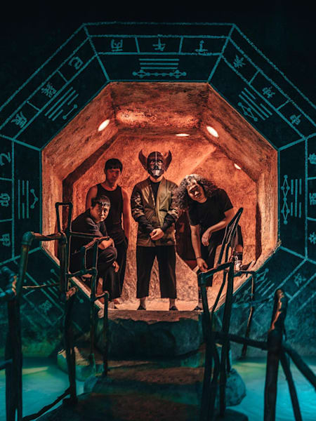 Flesh Juicer 血肉果汁機東京行成員，柏瑞、大君、仲宇、阿霖。