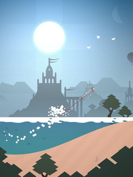 A screenshot from Alto’s Odyssey