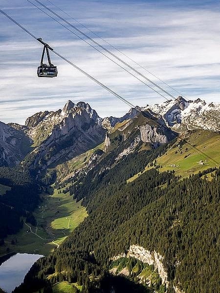Die Seilbahn auf den Hohen Kasten