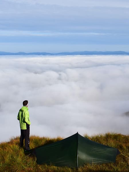 The scene of Forrest's viral video, at the top of Knockowen
