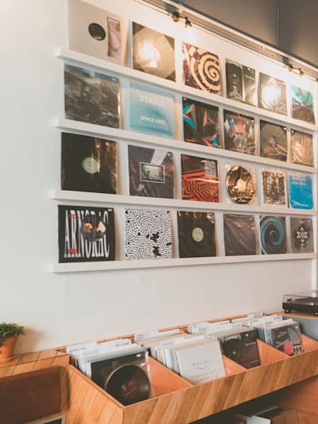 Café Artum is a newer addition to Birmingham's record shops
