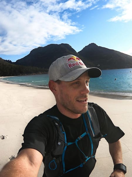 Courtney runs during the #InJust7Days project.