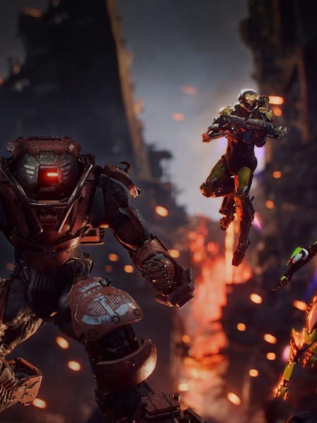 A screenshot from Anthem on Xbox One